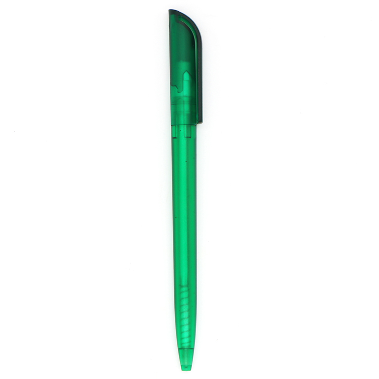 Cheap custom logo easy press plastic ballpoint pen supplier